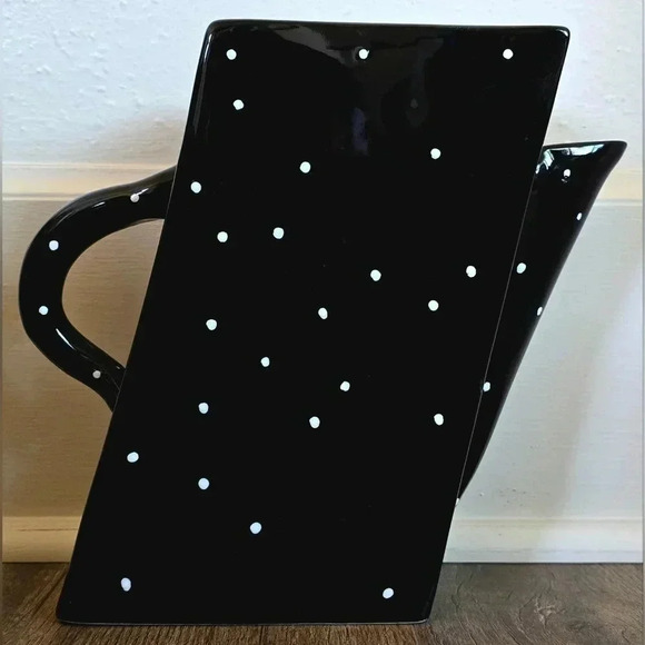 1990s Joanne DeLomba for Lotus Pop Art Retro CHEERS Ceramic Pitcher - Picture 2 of 5